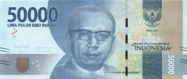 Indonesia 50000 rupiah 2020