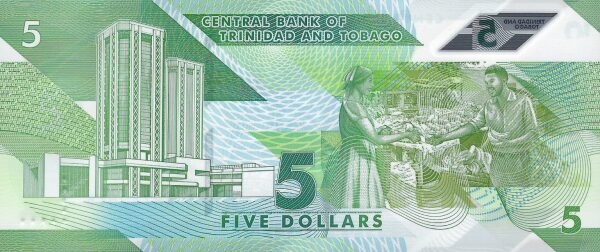 Trinidad and Tobago 5 dollars 2020