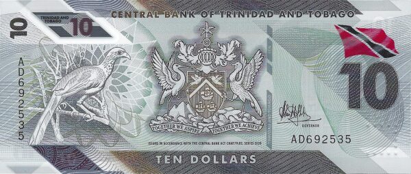 Trinidad and Tobago 10 dollars 2020