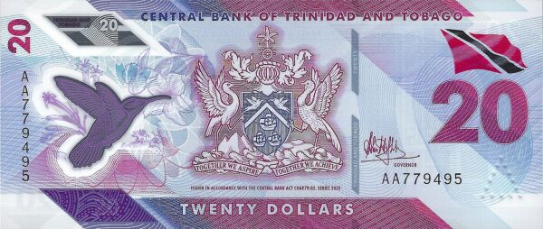 Trinidad and Tobago 20 dollars 2020