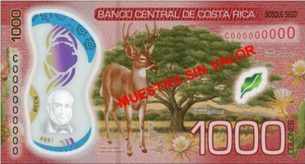 Costa Rica 1000 colones 2021
