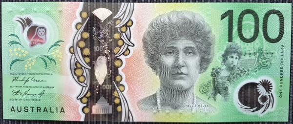 Australia 100 dollars 2020