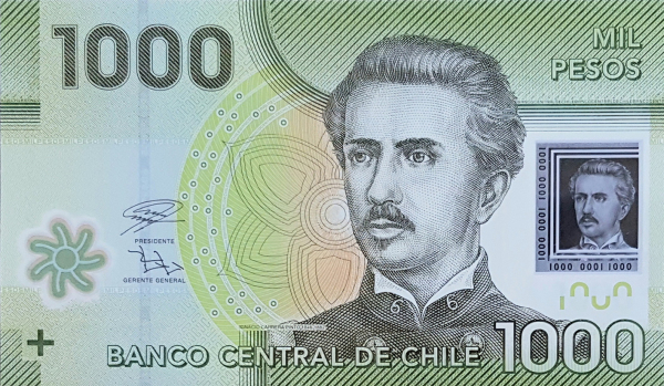 Chile 1000 peso 2019