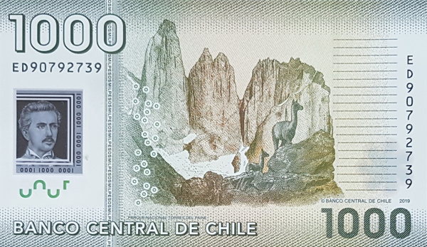 Chile 1000 peso 2019