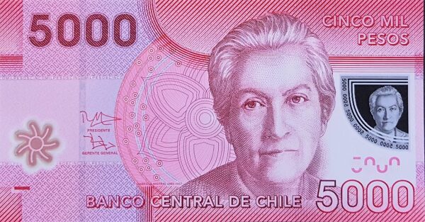Chile 5000 peso 2016