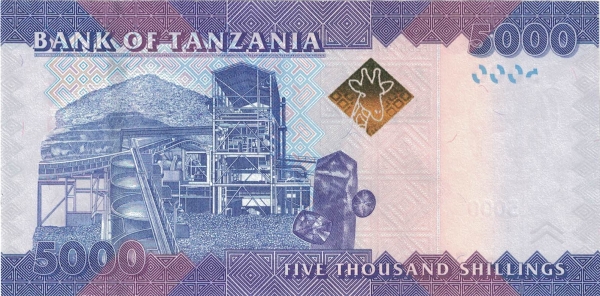Tanzania 5000 shilingi 2020