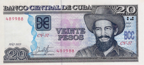 Cuba 20 peso 2019