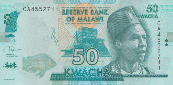 Malawi 50 kwacha 2020