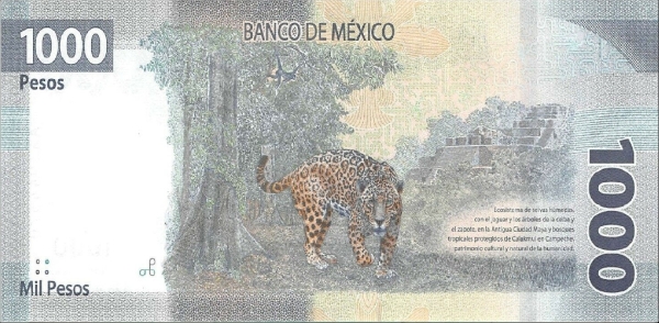 Mexico 1000 pesos 2019