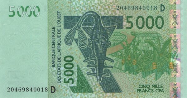 Mali 5000 francs 2020