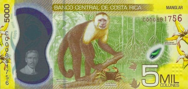 Costa Rica 5000 colones 2018