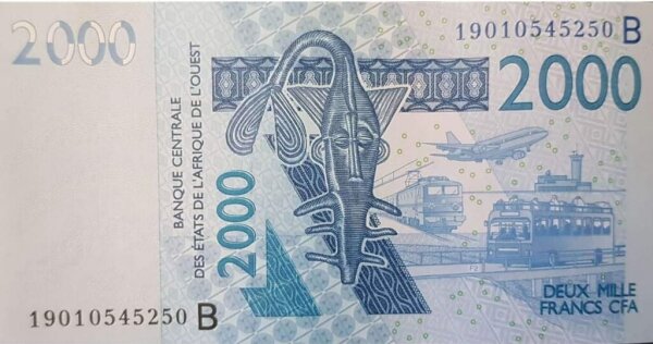 Benin 2000 francs 2019