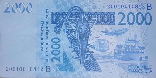 Benin 2000 francs 2020