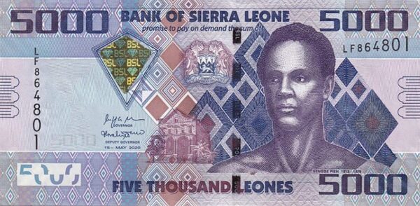 Sierra Leone 5000 leones 2020