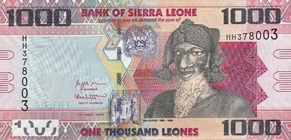 Sierra Leone 1000 leones 2020