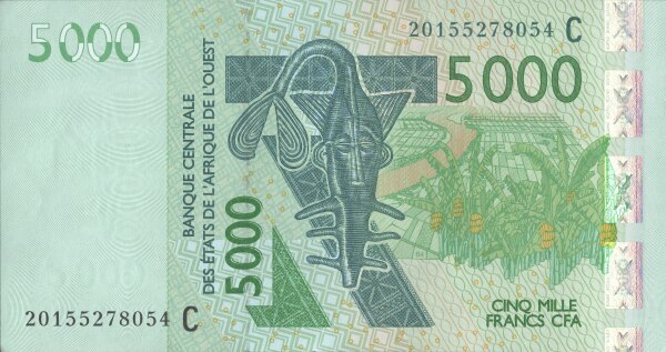 Burkina Faso 5000 francs 2020