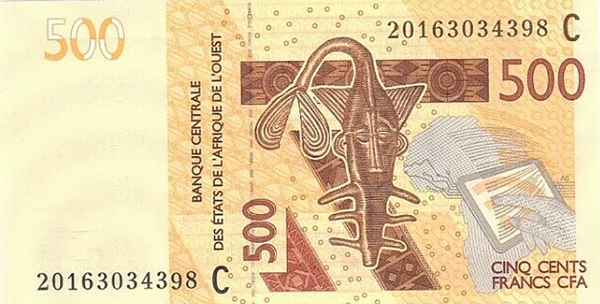 Burkina Faso 500 francs 2020