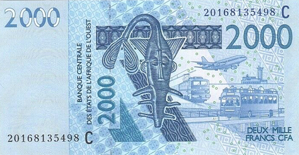 Burkina Faso 2000 francs 2020