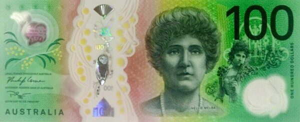 Australia 100 dollars 2019