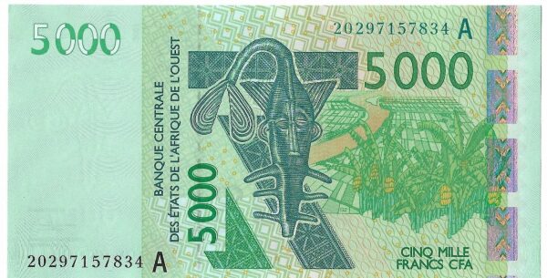 Ivory Coast 5000 francs 2020