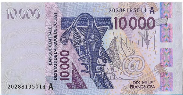 Ivory Coast 10,000 francs 2020