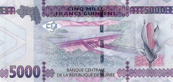 Guinea 5000 francs 2019
