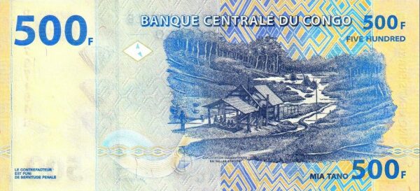 Congo 500 francs 2013