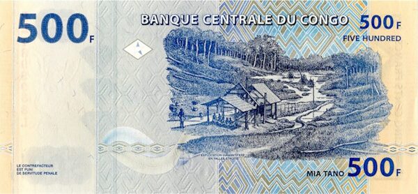 Congo 500 francs 2013