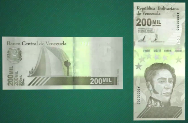 Venezuela 200.000 bolivar 2021