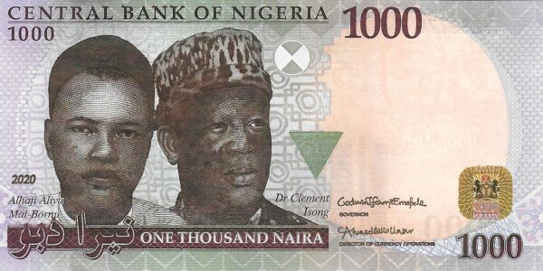 Nigeria 1000 naira 2020