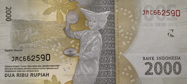Indonesia 2000 rupiah 2020