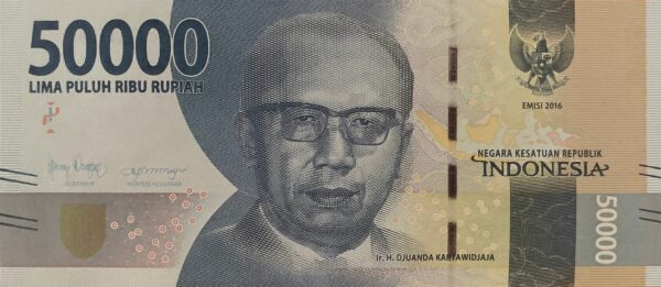Indonesia 50000 rupiah 2019
