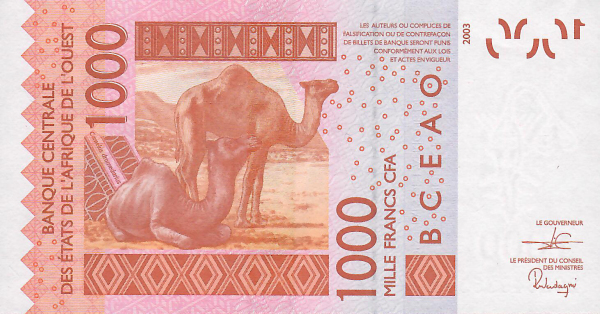 Ivory Coast 10,000 francs 2020