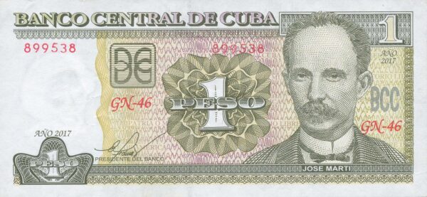 Cuba 1 peso 2017