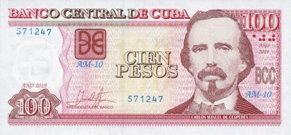 Cuba 100 peso 2019