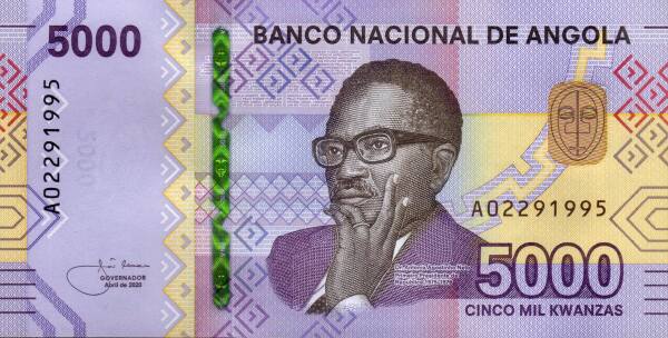 Angola 5000 kwanzas 2020