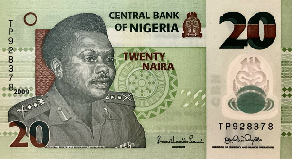 Nigeria 20 naira 2009