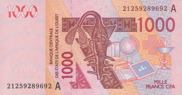 Ivory Coast 1,000 francs 2021