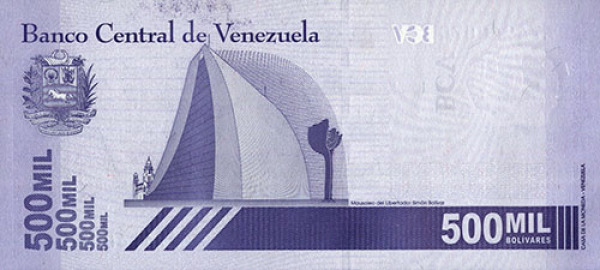 Venezuela 500.000 bolivar 2020