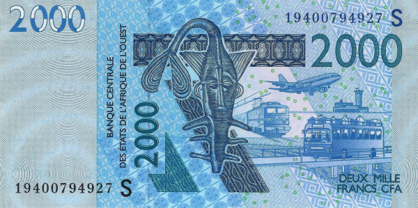 Guinea-Bissau 2,000 francs 2019
