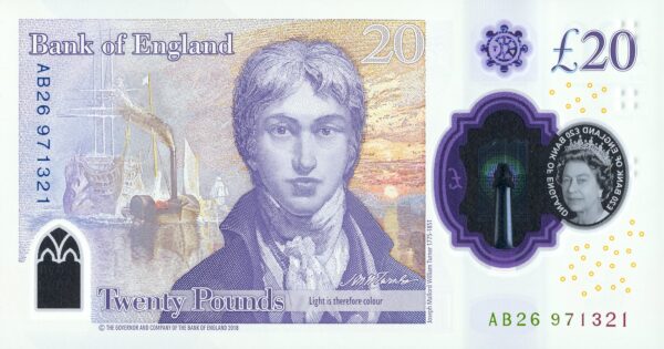 United Kingdom 20 pound 2018