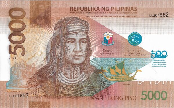 Philippines 5000 peso 2021