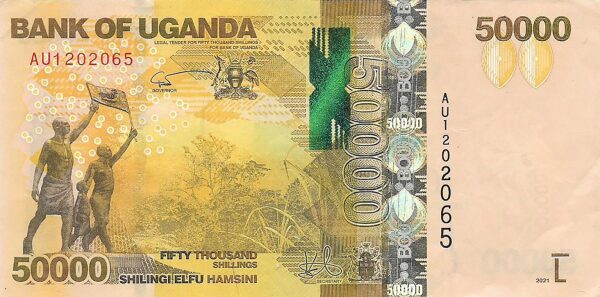 Uganda 50000 shillings 2021