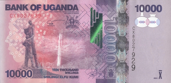 Uganda 10 000 shillings 2021