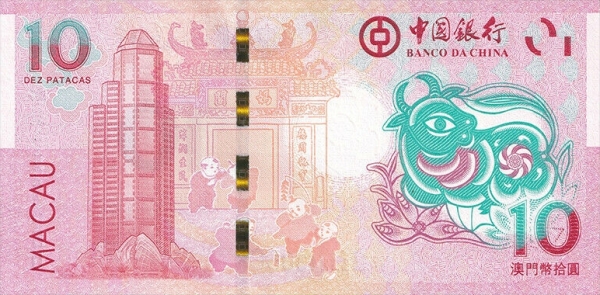 Macau 10 Patacas 2021