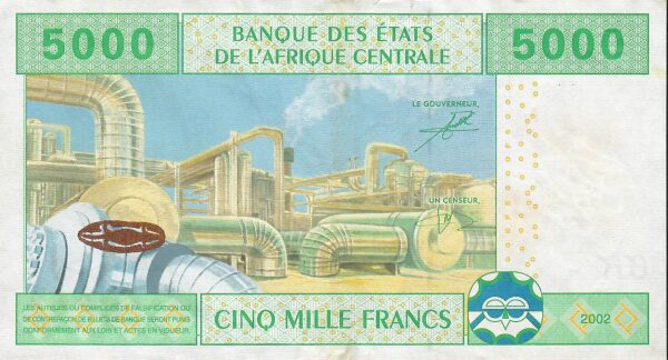 Equatorial Guinea 5000 francs 2002