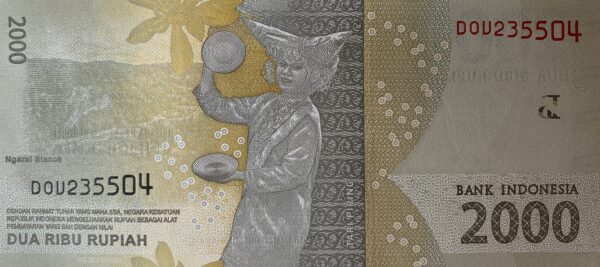 Indonesia 2000 rupiah 2021