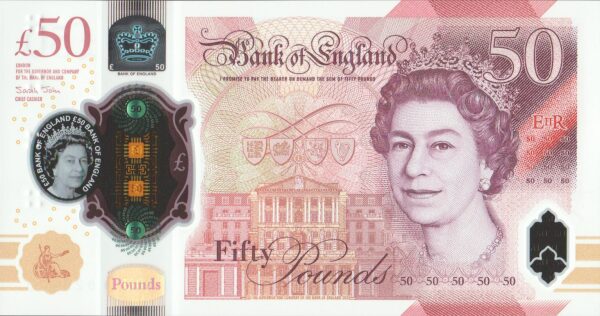 Great Britain 50 pounds 2020