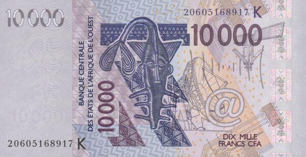 Senegal 10,000 francs 2020
