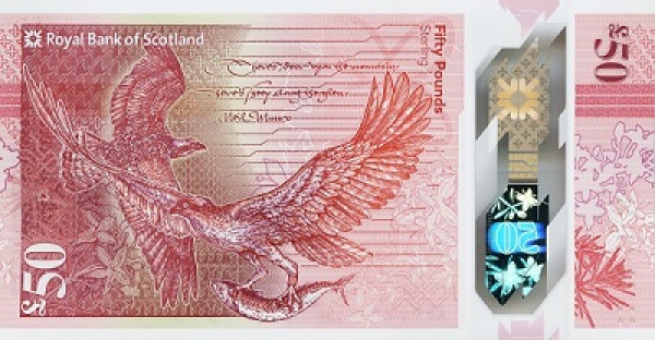 Royal Bank of Scotland 50 pounds 2021